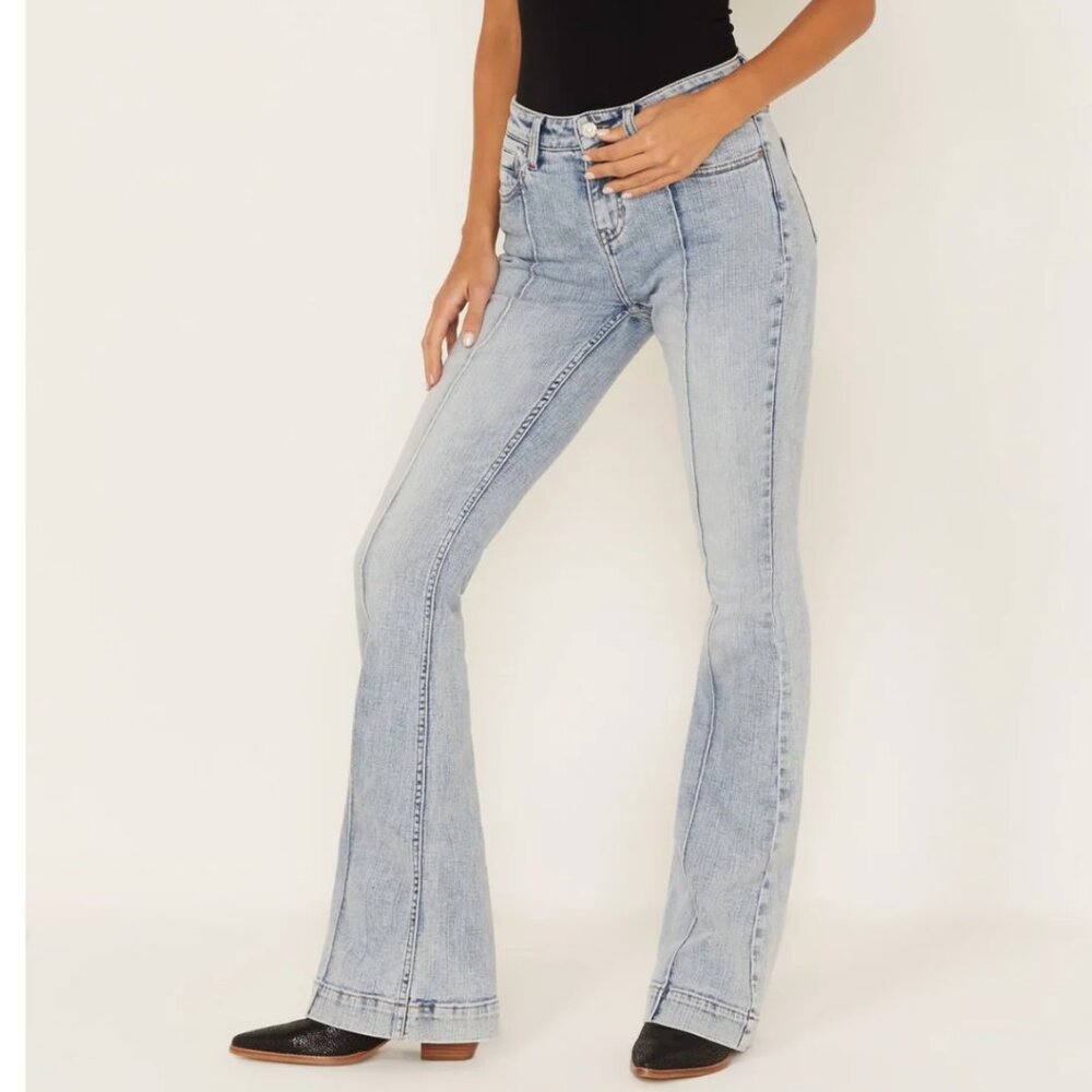 IDYLLWIND Drexel Rebel Mid Rise Bootcut Jeans size 8 Long